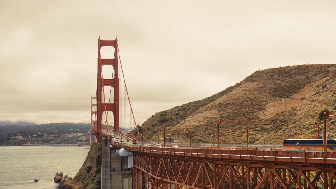 San Francisco  bridge landscape