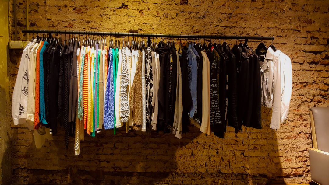 Clothes in store
