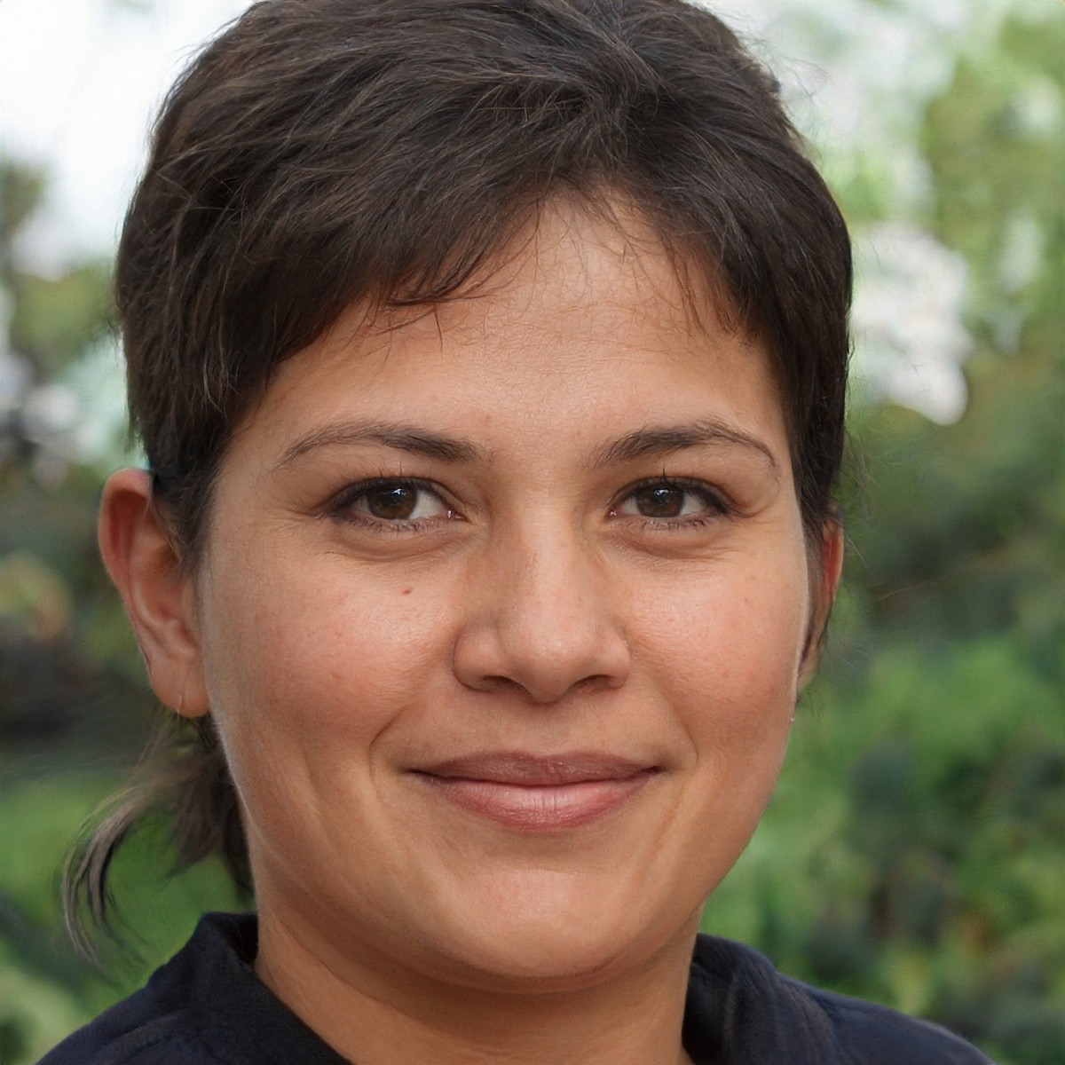 looking at camera smiling adult one person outdoors portrait;face portrait