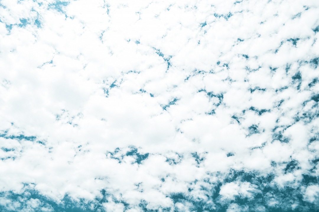 texture of clouds covering the entire heavenly sky