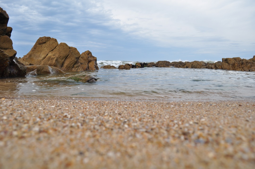 Beach selective focus uruguay