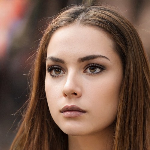 women adult portrait portrait;face one person brown hair young adult