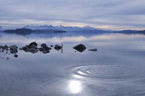 splash on Nahuel Huapi Patagonia Lake