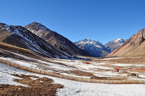 Ice Mountain landscape penitentes