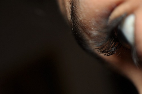 eyelashes woman