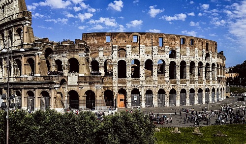 Landscape Coliseum Rome, Italy