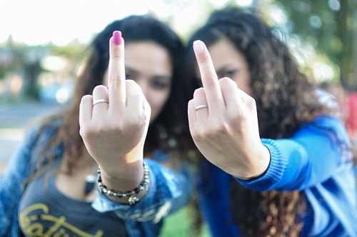 Latin woman Fuck You