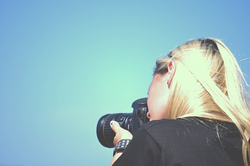 Girl Taking Picture