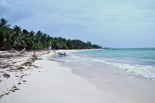 Caribbean beach san andres colombia