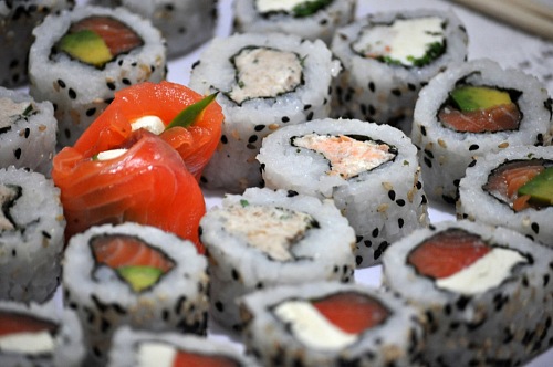 Sushi Sashimi Niguiris Geisha Salmon