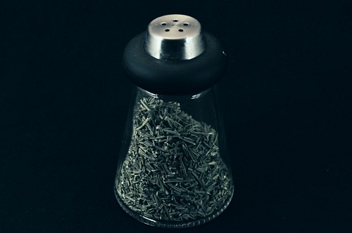 jar with rosemary Spices